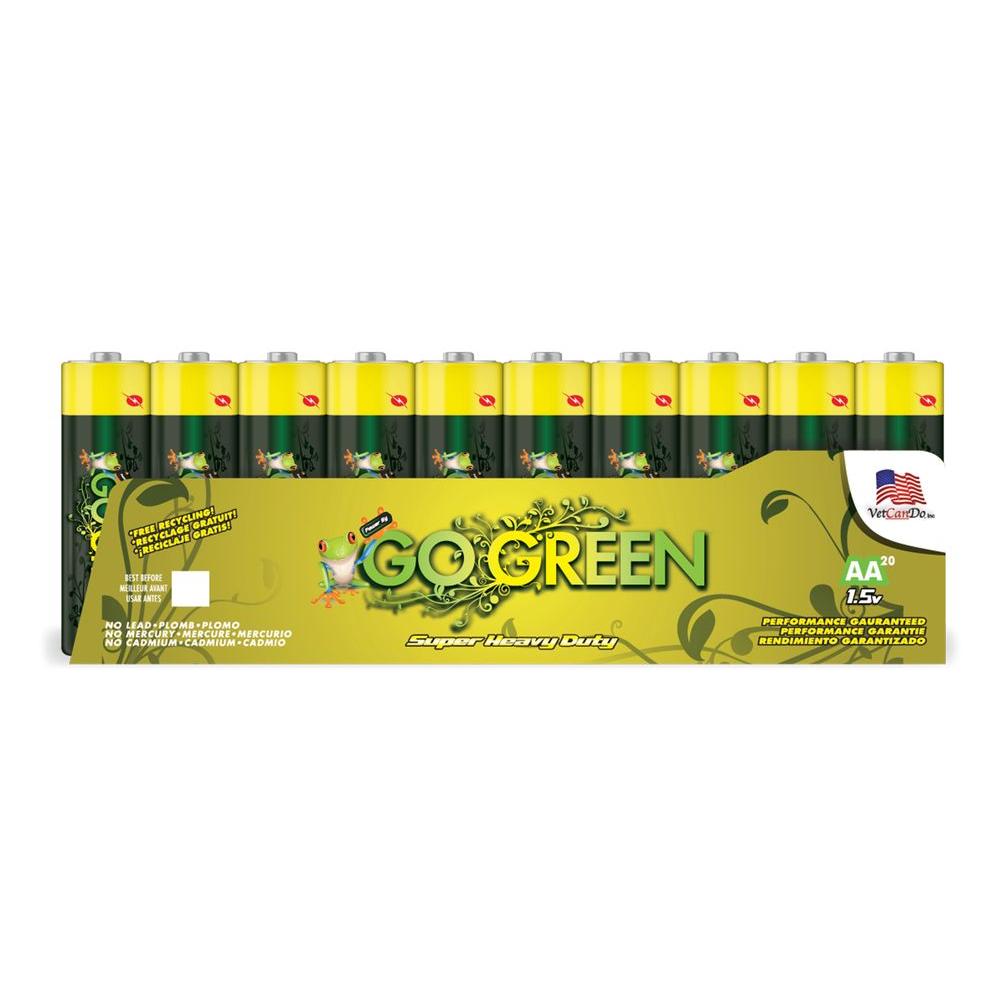 By Go Green Super Heavy Duty Aa Battery 20 Per Pack 21020 By Go Green Super Heavy Duty Aa Battery 20 Per Pack