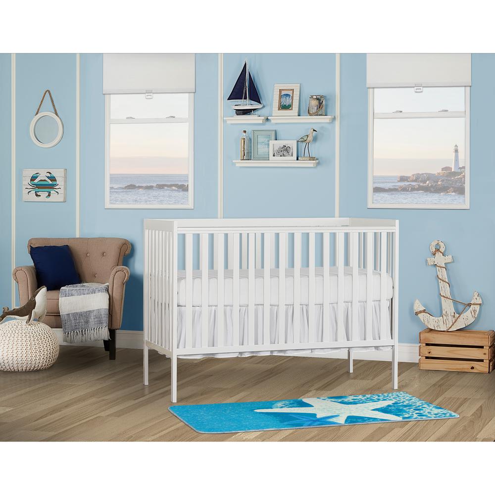 Dream On Me Synergy 5-in-1 Convertible Fixed-Side Crib, 