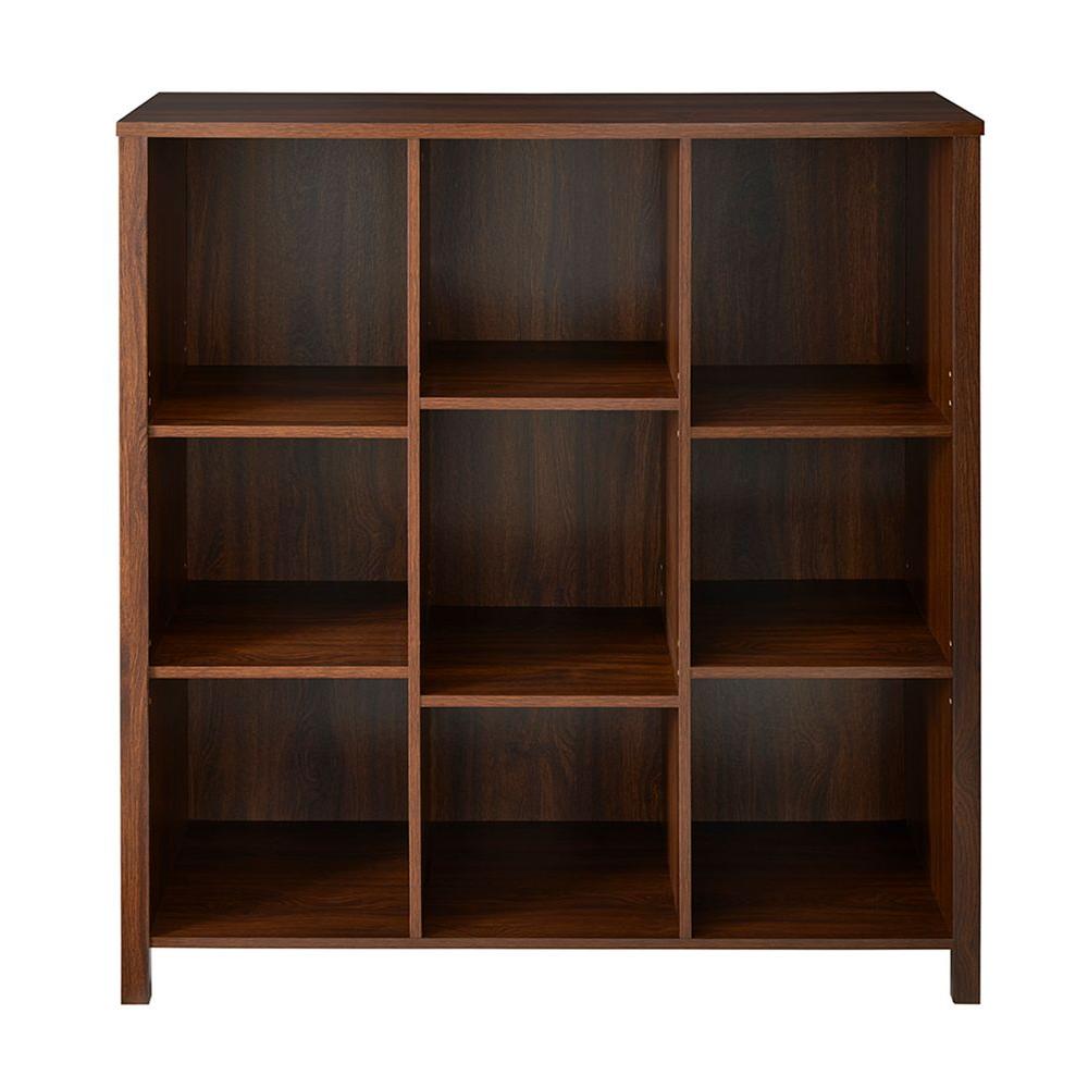 ClosetMaid 38 in. W x 38 in. H Dark Chestnut 9-Cube ...