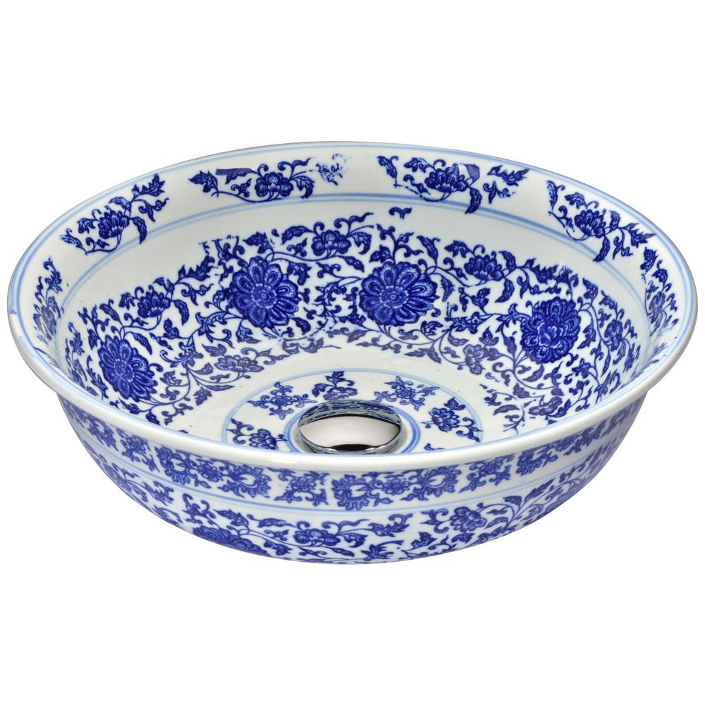 Anzzi Cadence Series Vessel Sink In Decor White