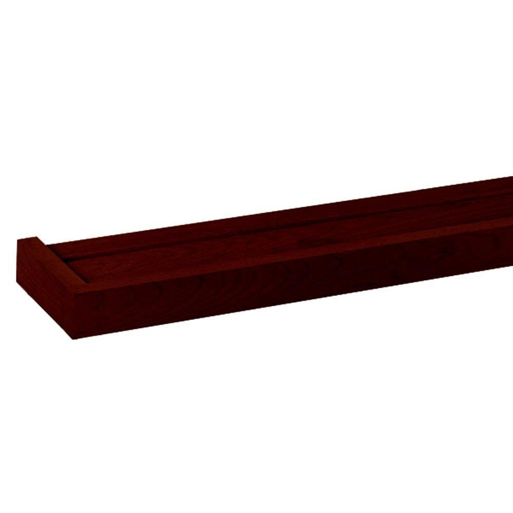 Home Decorators Collection 24 in. x 5.25 in. Mahogany Euro Floating