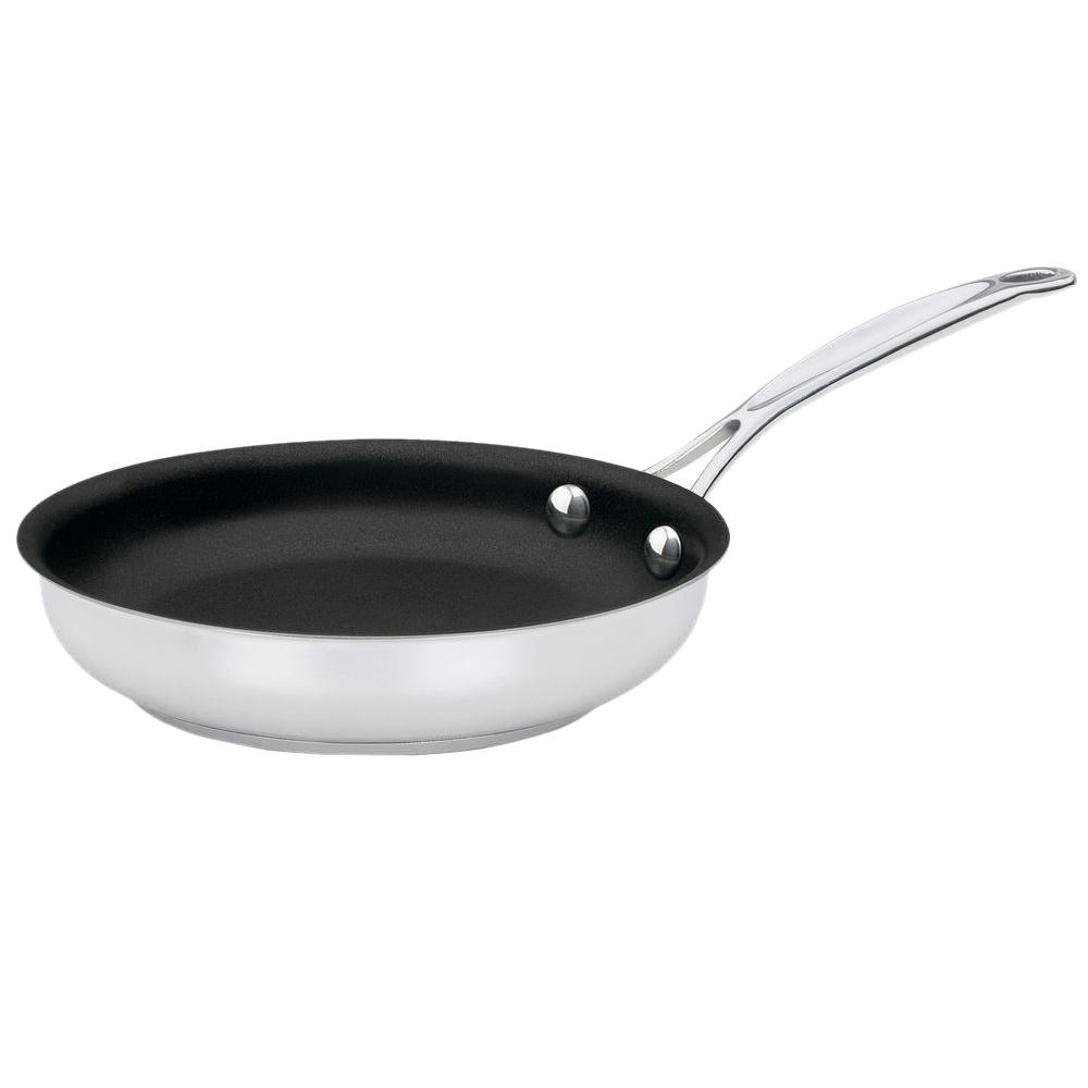 Cuisinart Chef's Classic Stainless Steel Skillet with Nonstick Coating