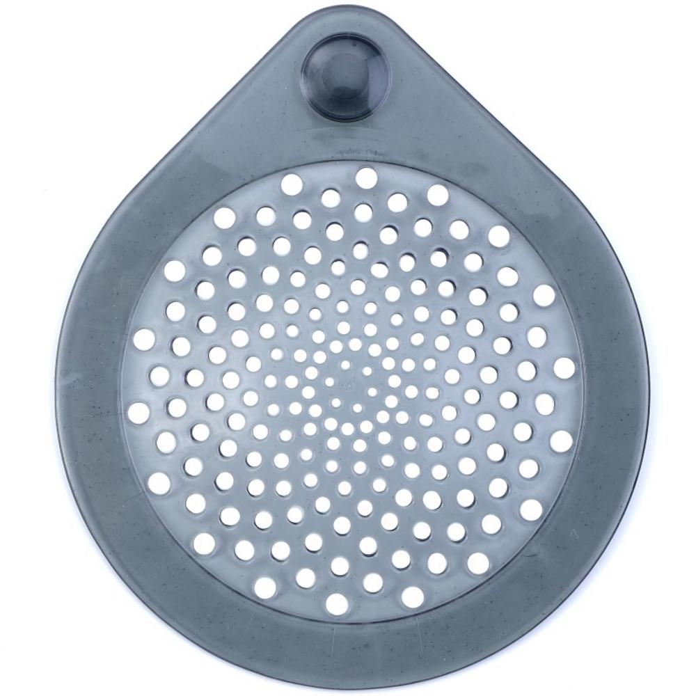 SlipX Solutions Water Drop Hair Catcher in Gray by SlipX Solutions