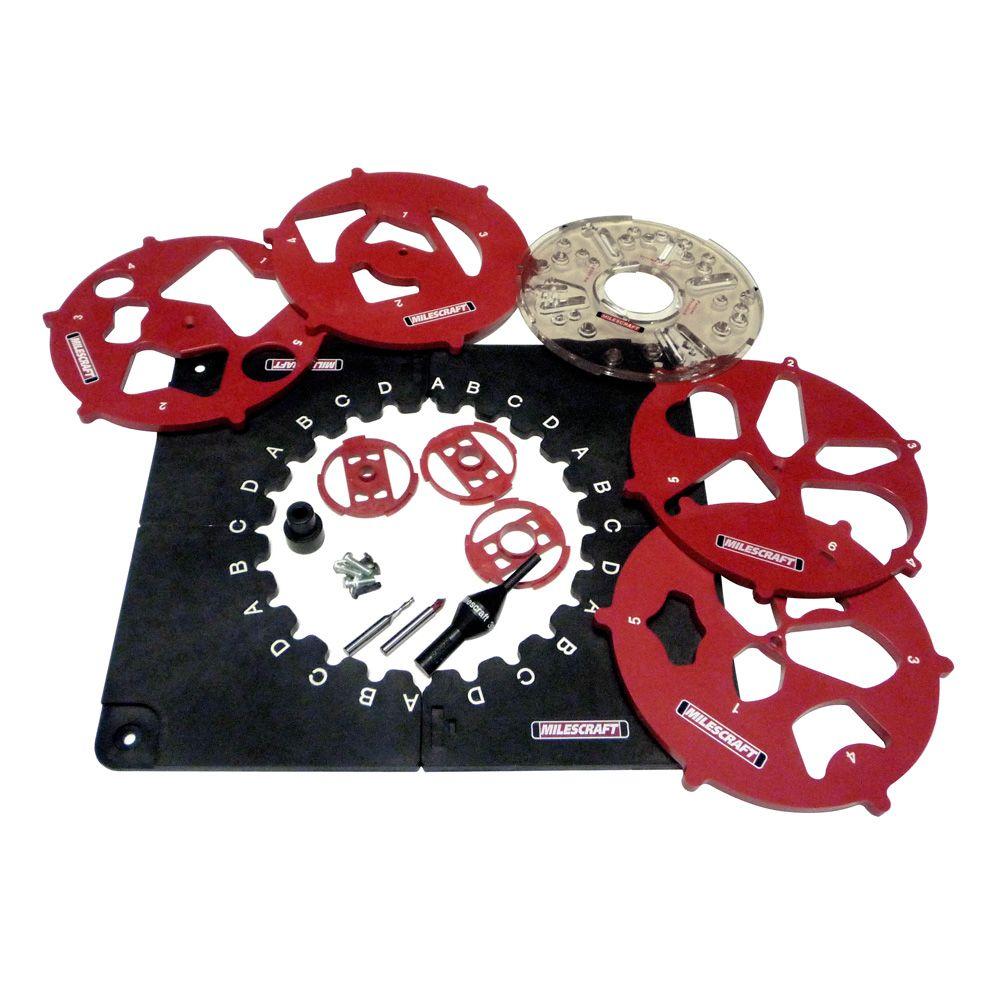 Milescraft Design/InlayKit Complete Kit for Routing Designs and Inlays