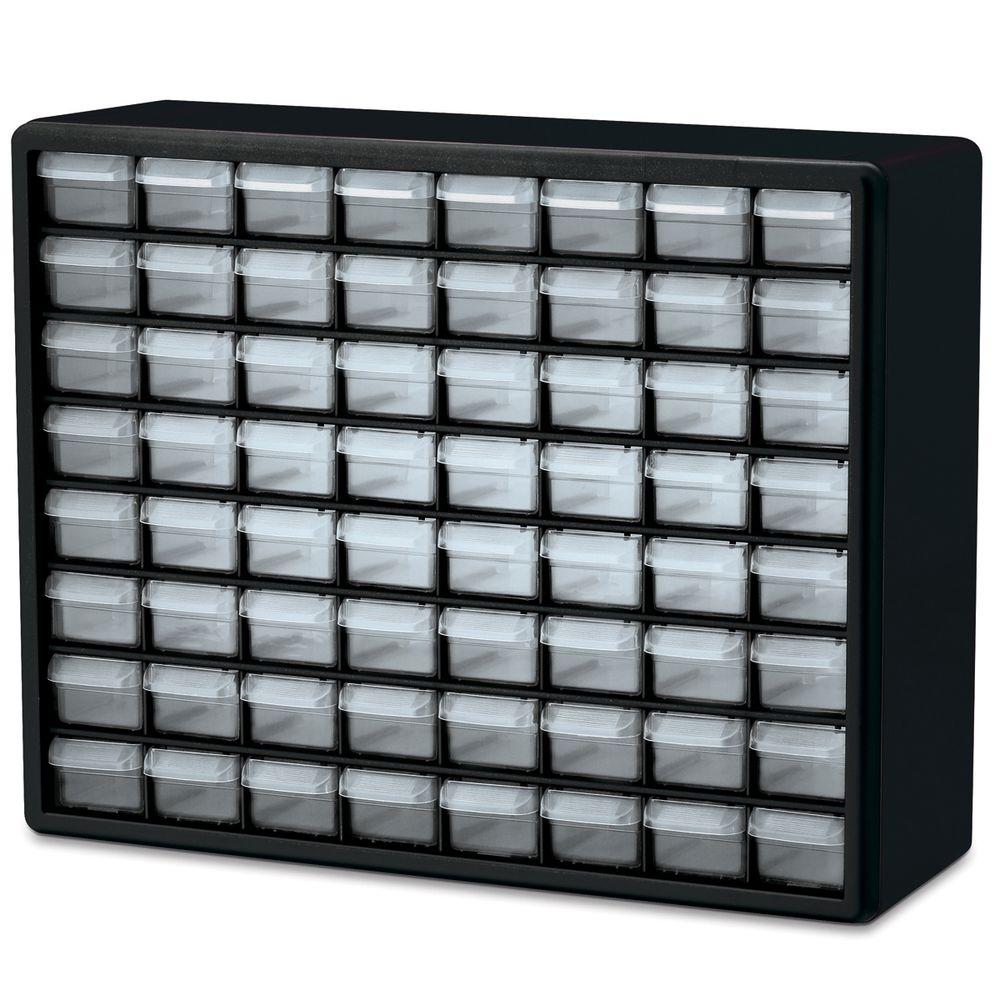Akro Mils 44 Compartment Small Parts Organizer Cabinet 10144 The