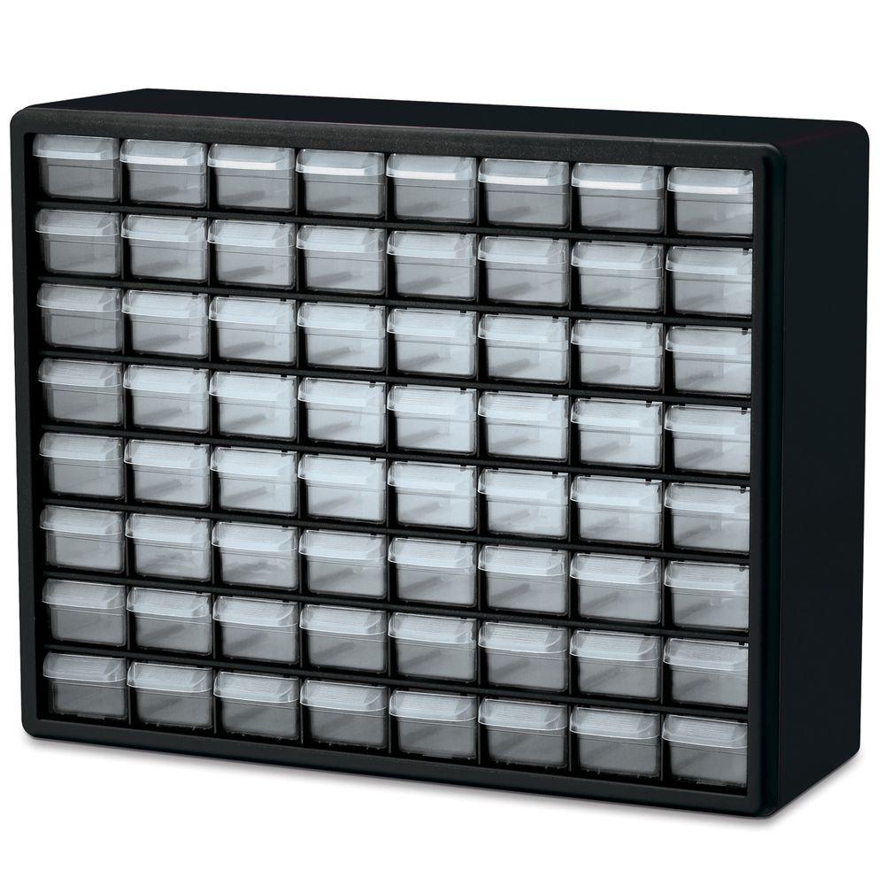 Akro-Mils 64-Compartment Small Parts Organizer Cabinet ...