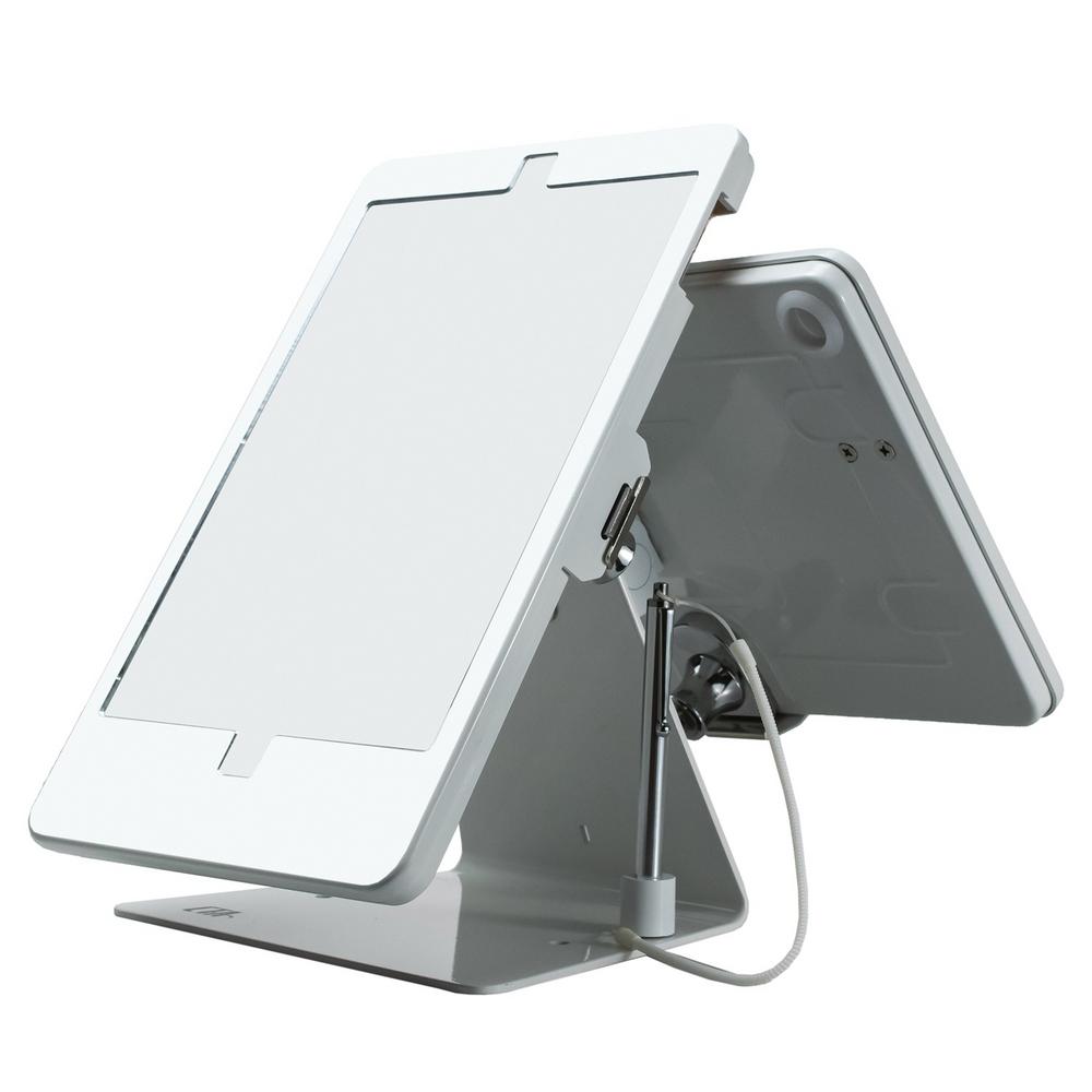 Cta Security Dual Tablet Kiosk Stand For Ipad Air 3 Ipad Pro 10 5 And Ipad Gen 7 In White Pad Dstw10 The Home Depot