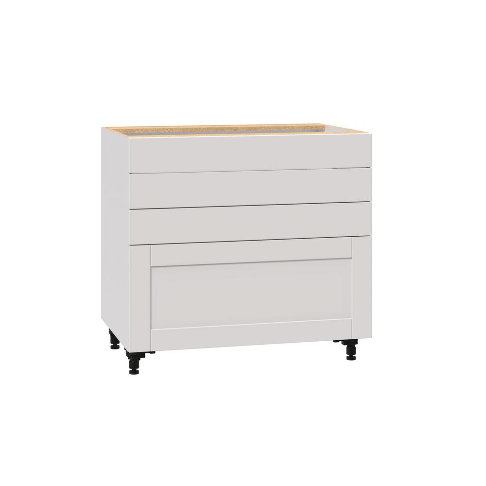 J Collection Shaker Embled 36x34 5x24 In 4 Drawer Base Cabinet Embled 36x34 5x24 In 4 Drawer