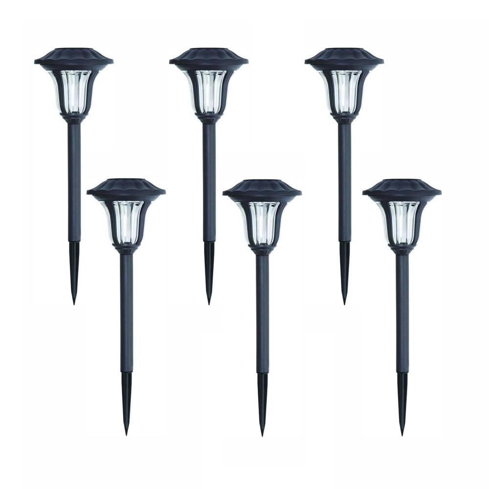 Hampton Bay Solar Bronze Outdoor Integrated Led Landscape Path Hampton Bay Solar Bronze Outdoor