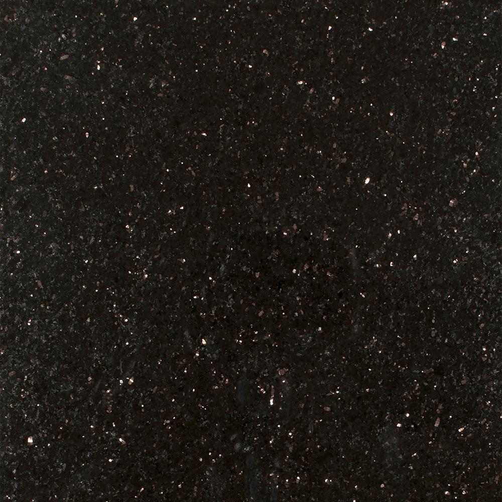 Stonemark 3 in x 3 in Granite Countertop Sample in Black 