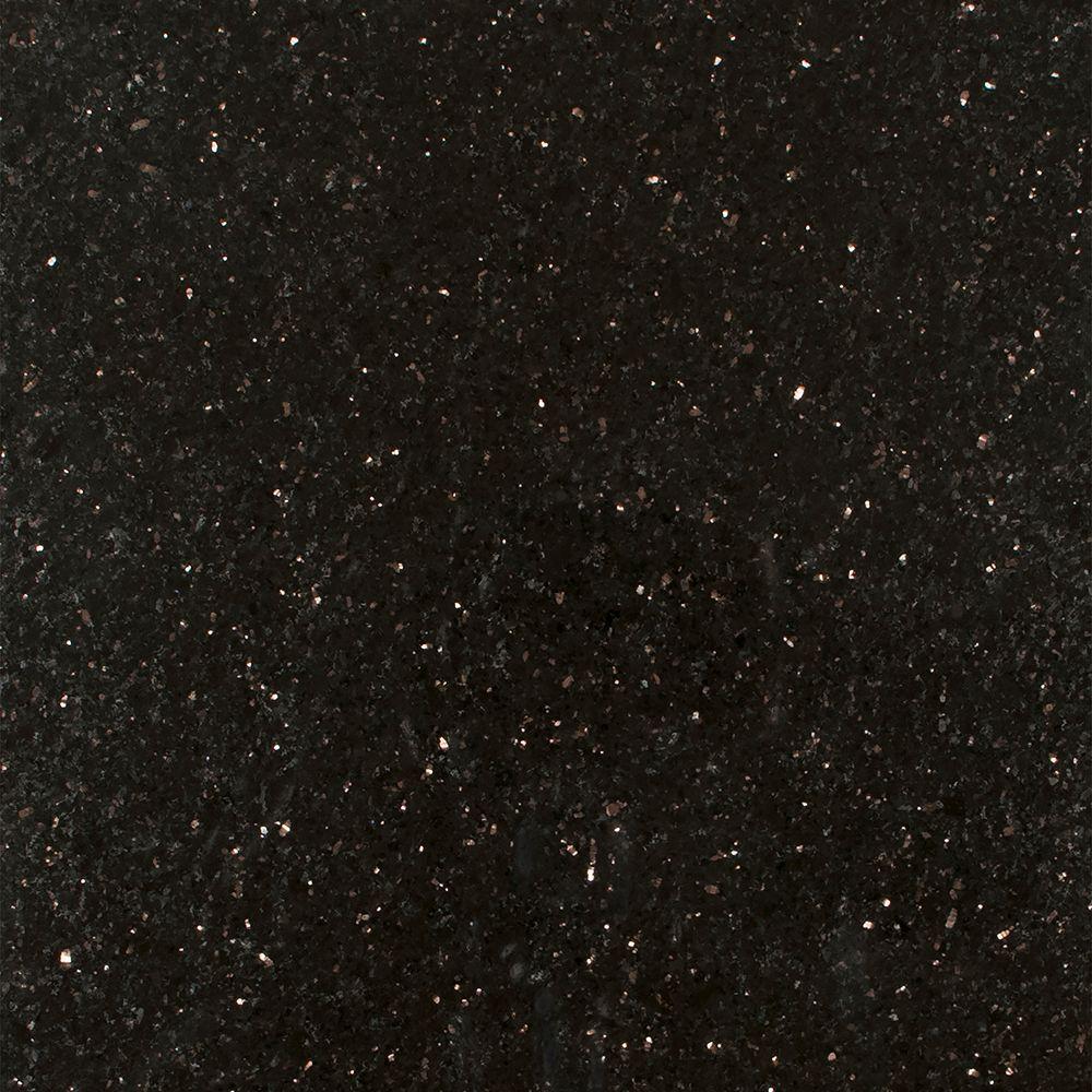 Stonemark 3 In X 3 In Granite Countertop Sample In Black Galaxy