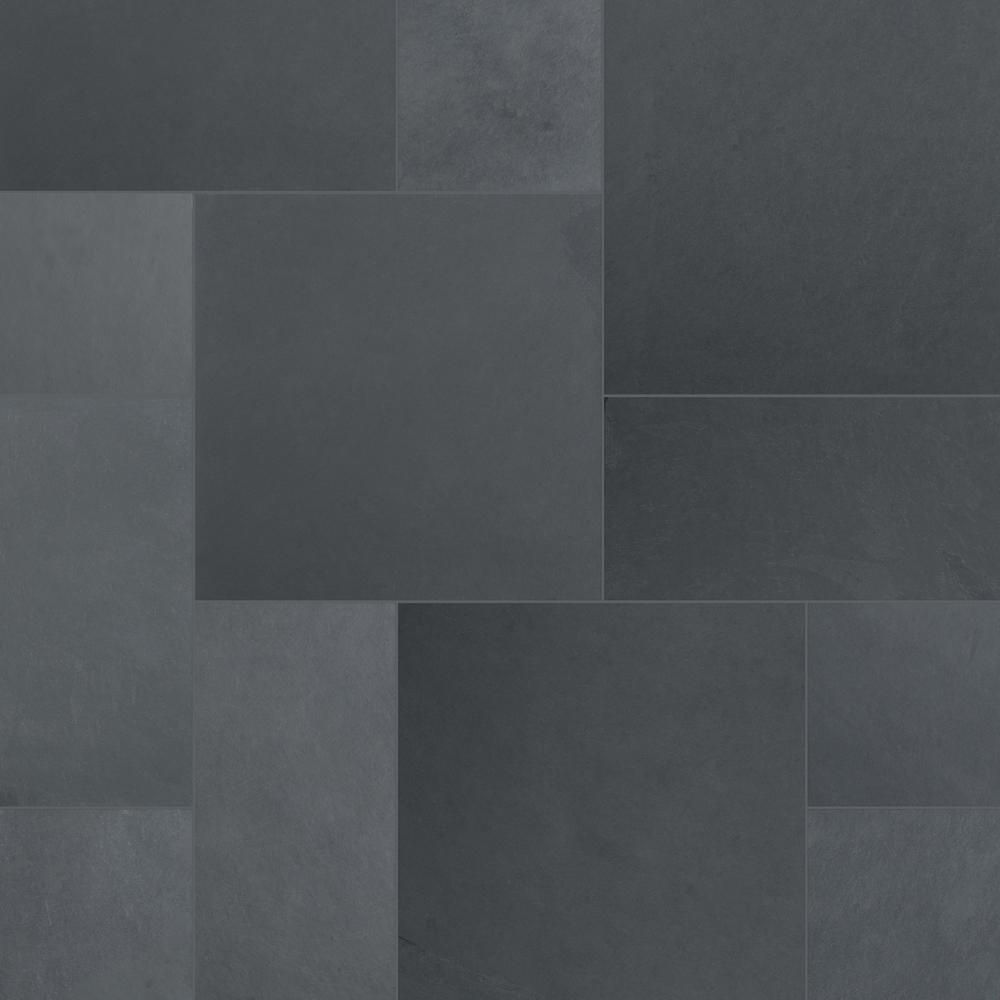 Msi Montauk Blue Ashlar Pattern Gauged Slate Floor And Wall Tile