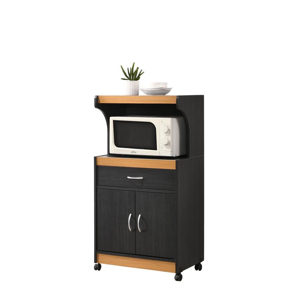 kitchen microwave carts with storage