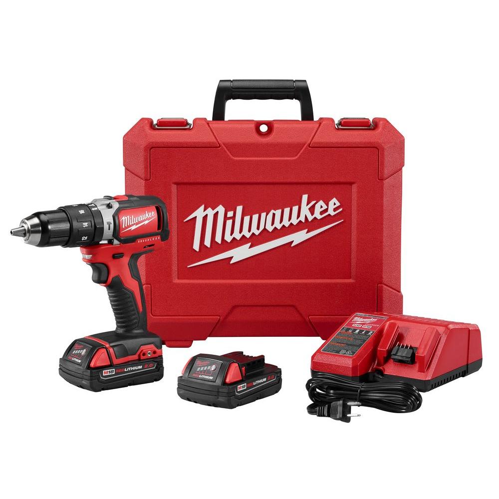 Milwaukee M18 18-Volt Lithium-Ion Brushless Cordless 1/2 in. Compact