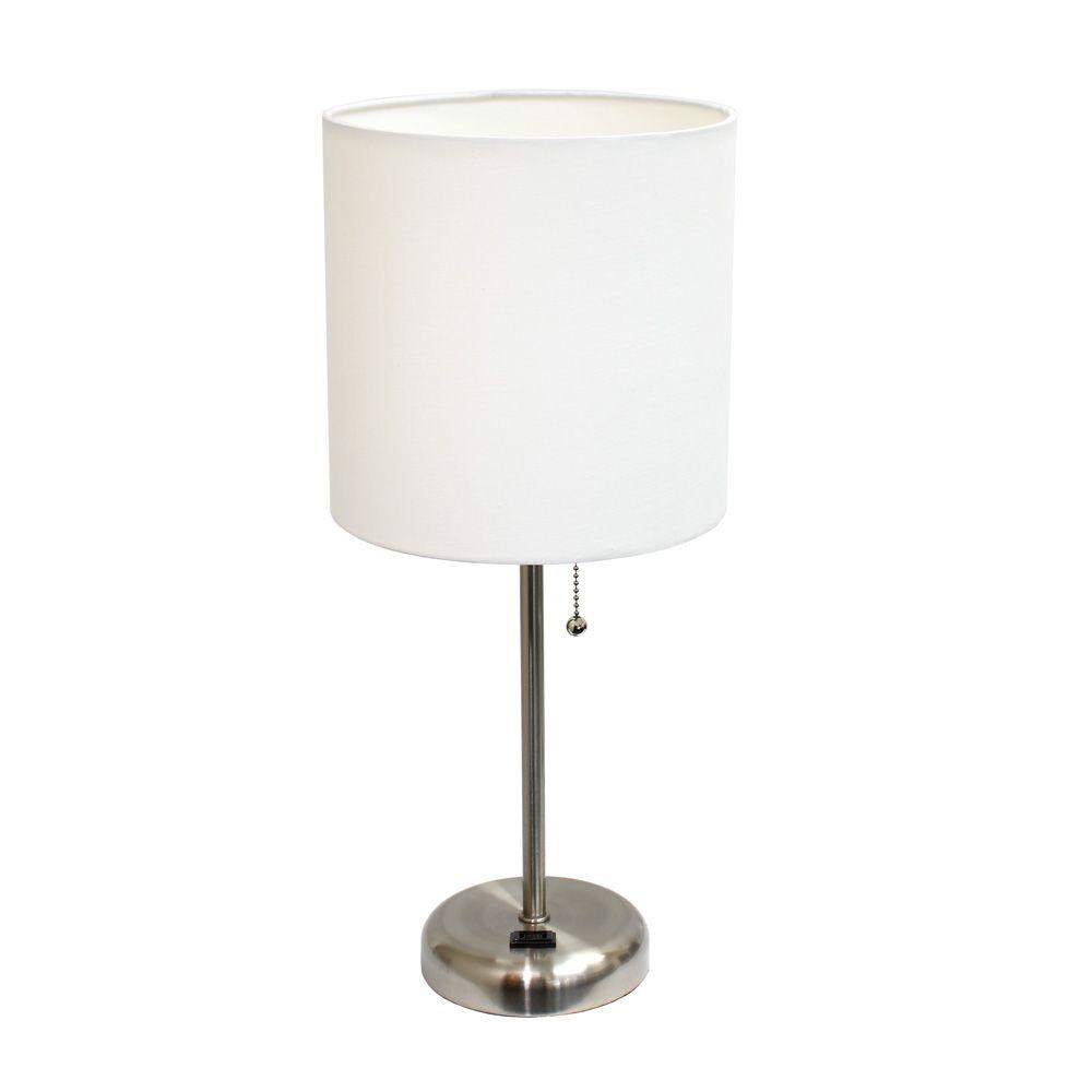 nightstand lamp with outlet