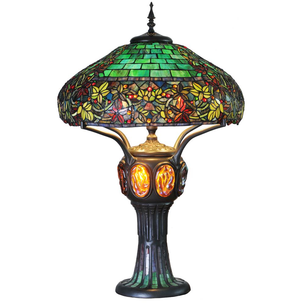 colored glass table lamps