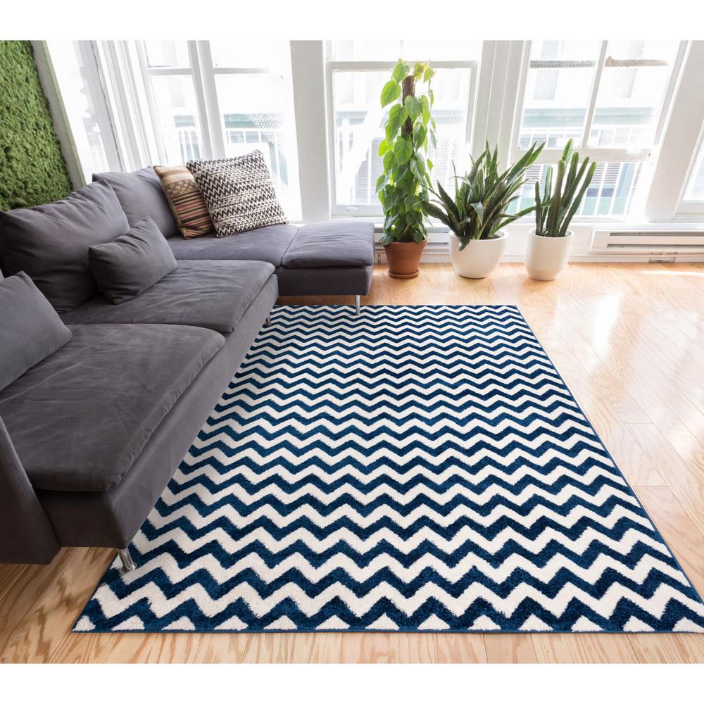 Well Woven Sydney Eli Chevron Dark Blue 5 Ft X 7 Modern Area Rug - Grey And Blue Chevron Area Rug Well Woven Sydney Eli Chevron Dark Blue 5 Ft X 7 Modern Area Rug - Grey And Blue Chevron Area Rug