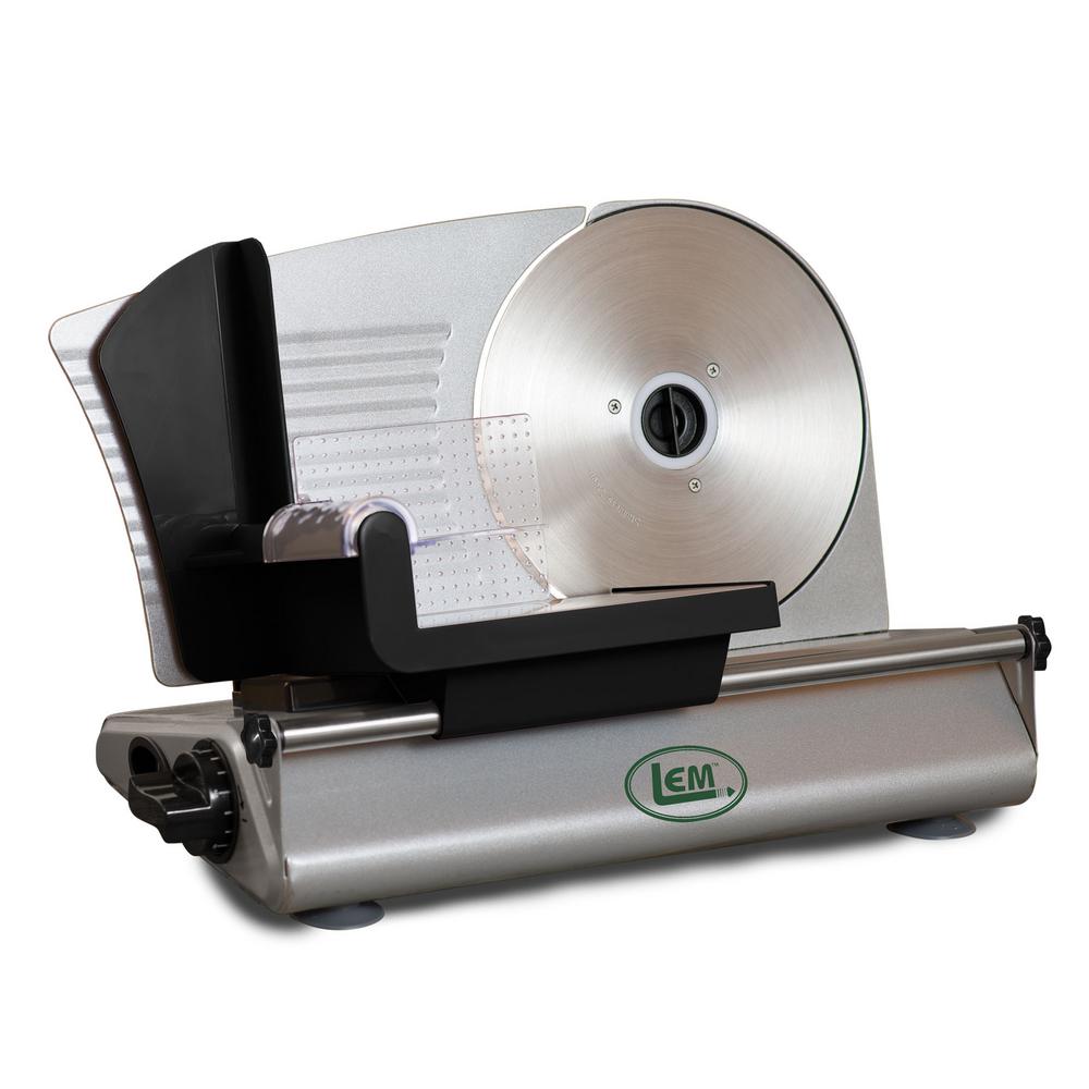 LEM 8.5 in. Meat Slicer 1164 The Home Depot