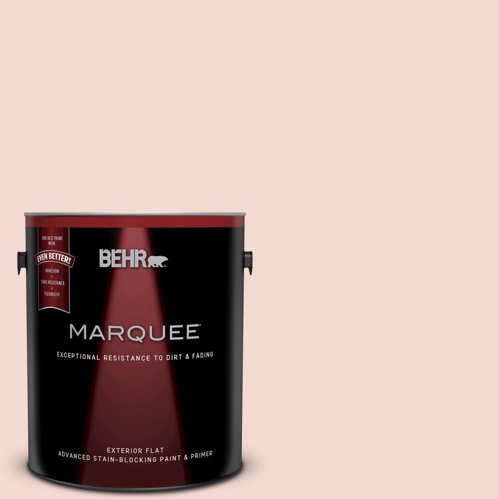 BEHR Premium Plus Ultra 1gal. M1901 Pink Sea Salt Flat Exterior Paint485001 The Home Depot