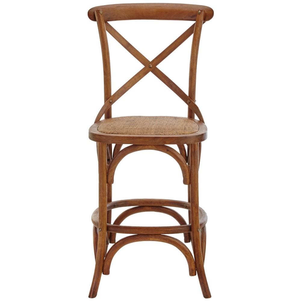 Home Decorators Collection Hyde Cafe 24 in. Brown Counter Stool with