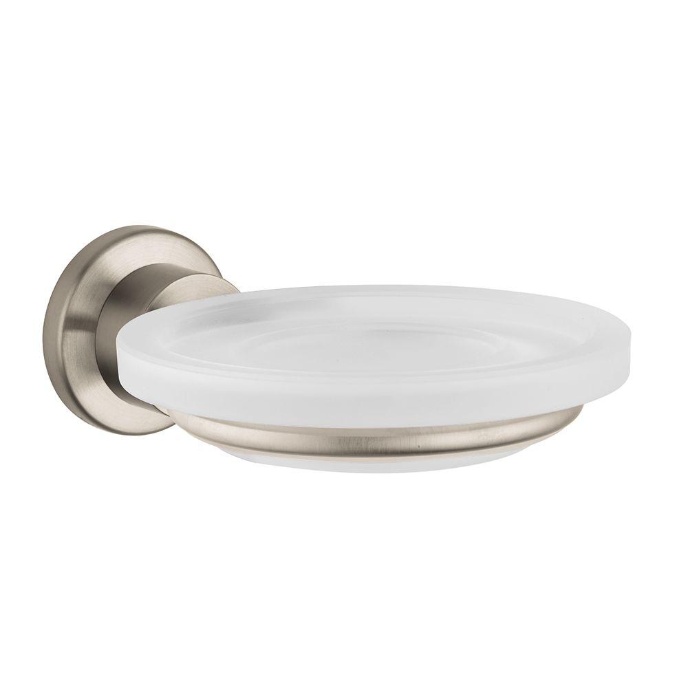 Hansgrohe Axor Citterio Wall Mounted Soap Dish And Holder In Brushed Hansgrohe Axor Citterio Wall Mounted Soap Dish And Holder In Brushed Nickel