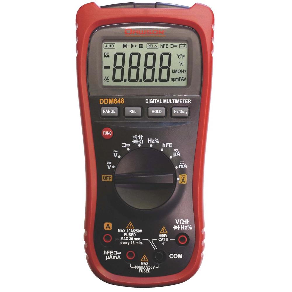 Dawson Autoranging Digital MultimeterDDM648 The Home Depot