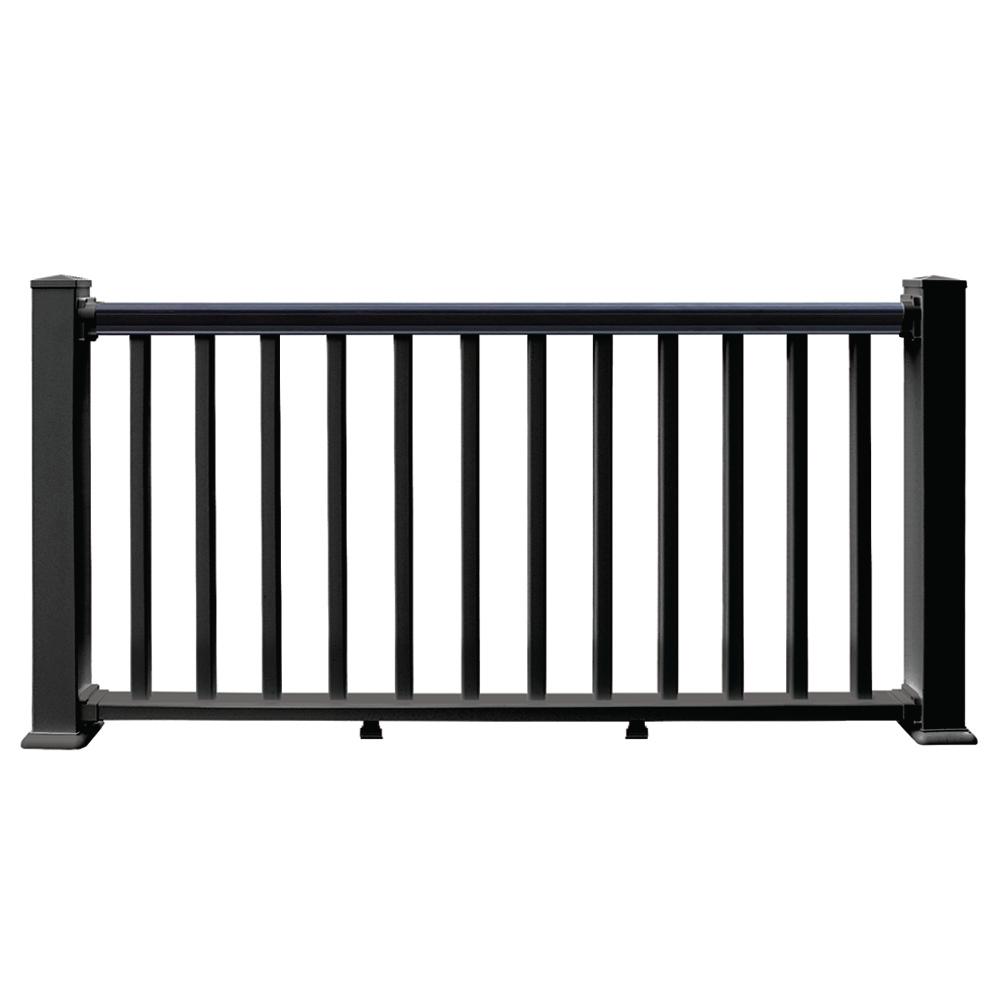 Black - Vinyl Fence Panels - Vinyl Fencing - The Home Depot