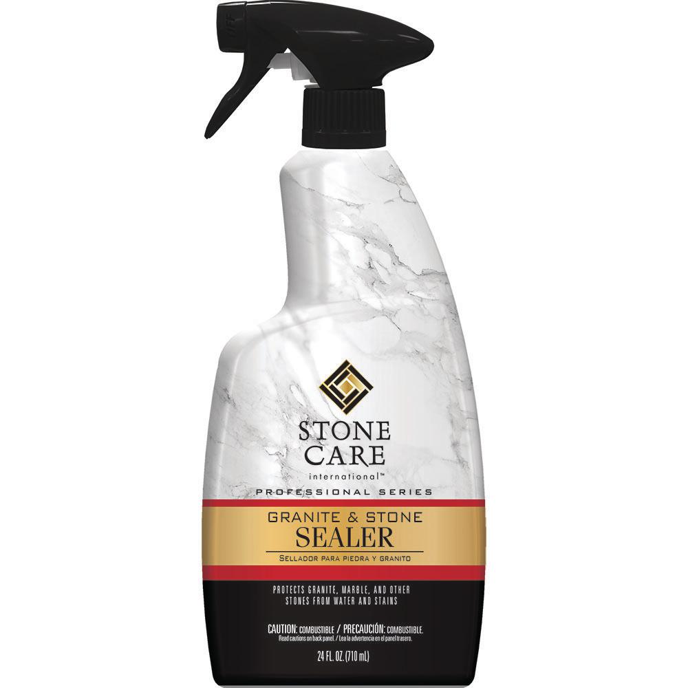 Countertop Cleaners Sealers Kitchen The Home Depot 24 Oz Granite And Stone Sealer