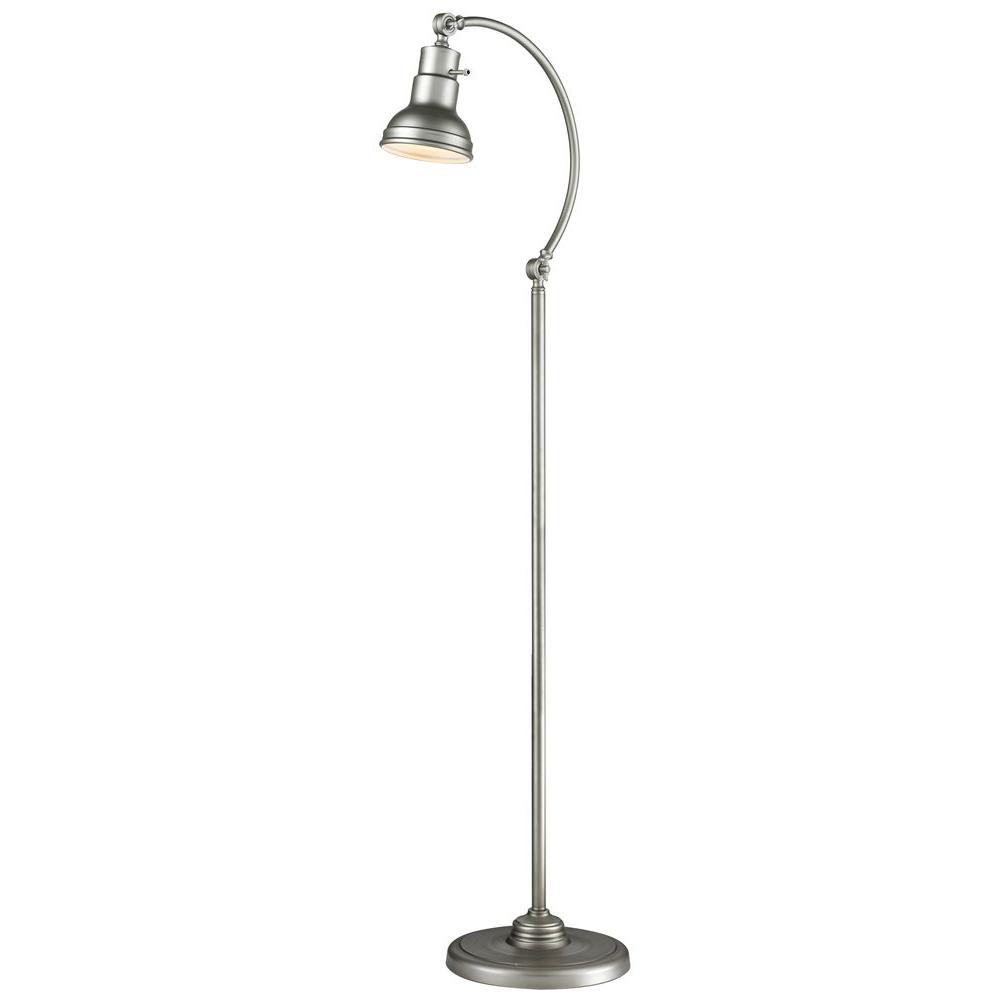 Filament Design Nicolay 59 2 In Burnished Silver Floor Lamp