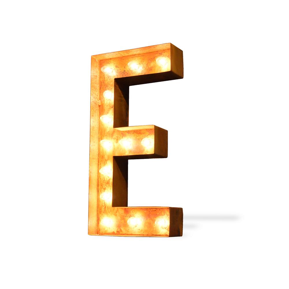 Plug in marquee letters