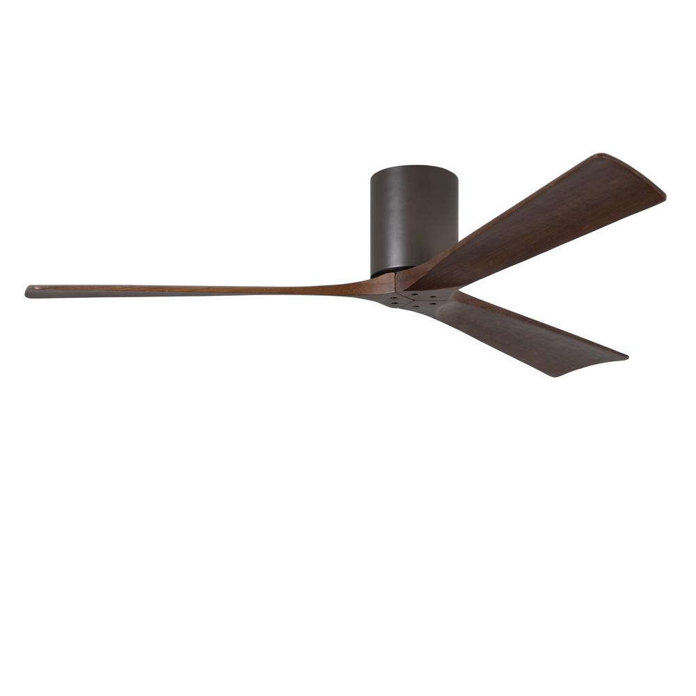 Atlas Irene 60 In Indoor Outdoor Textured Bronze Ceiling Fan With Remote Control And Wall Control