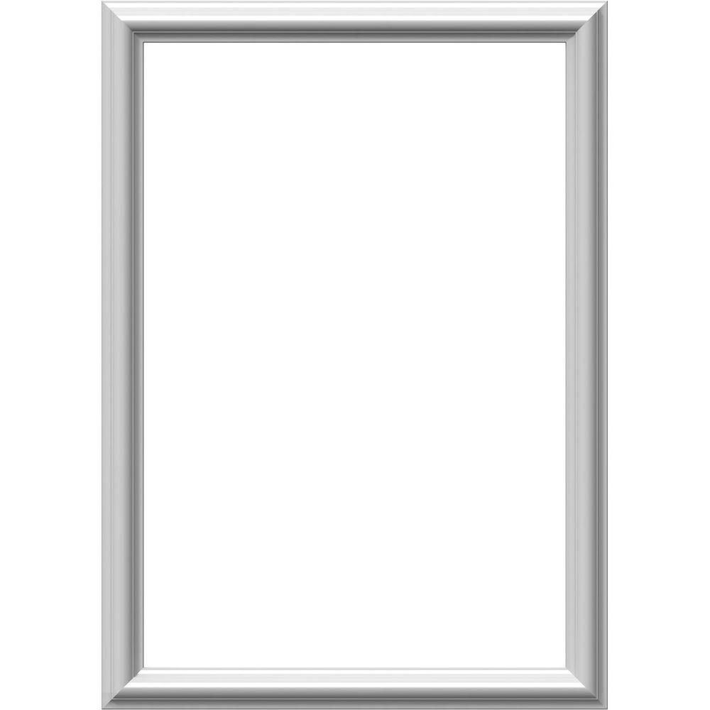 Piece 12-Pack Factory Primed White x x Ekena Millwork PNL12X28AS-02-CASE-12 W x 28 H x 1//2 P Ashford Molded Scalloped Wainscot Wall Panel