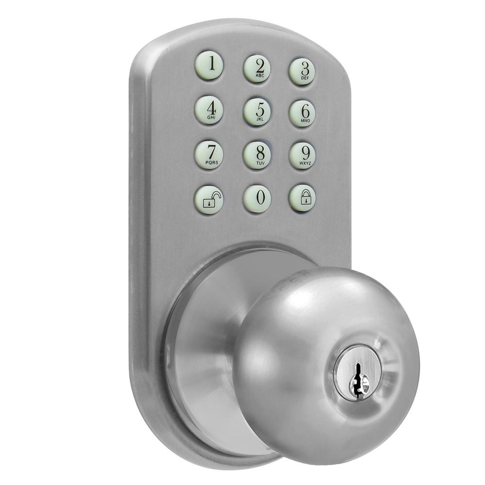 Morning Industry Satin Nickel Touch Pad Electronic Entry 