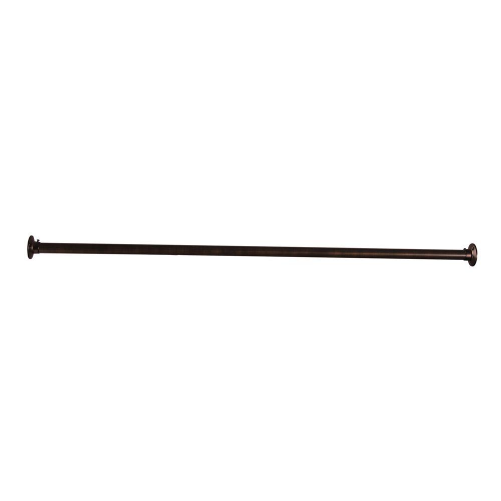 Barclay S 96 In Straight Shower Rod Oil Rubbed Bronze Straight Shower Rod In Oil Rubbed Bronze