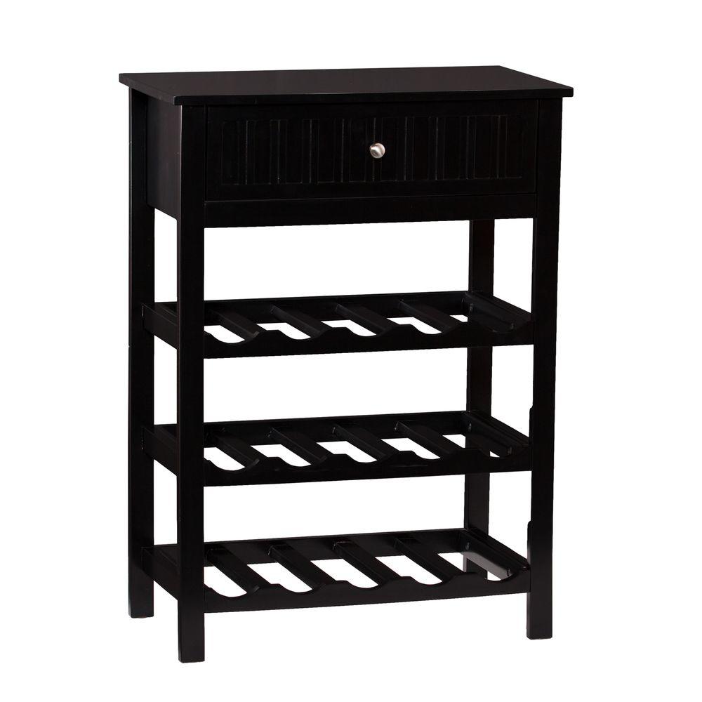 15 bottle wooden wine rack
