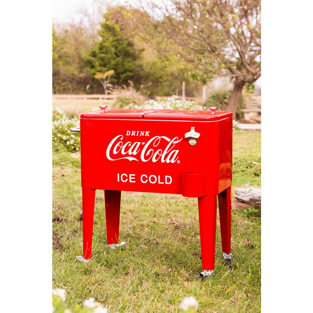 Leigh Country 80-Quart Retro Vintage Classic Coca-Cola Cooler Party BBQ Tailgate
