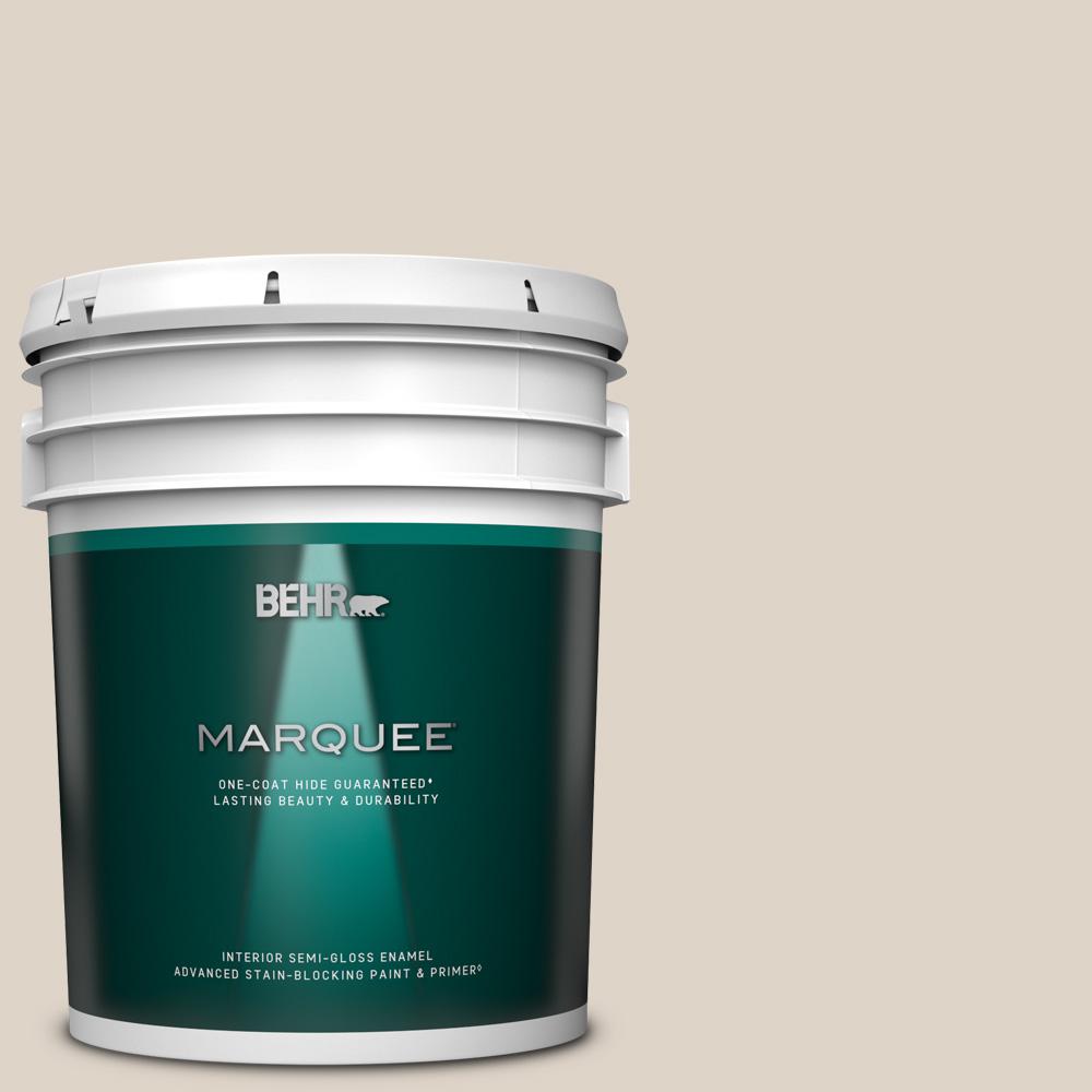 BEHR MARQUEE 5 gal. #720C-2 Chocolate Froth Semi-Gloss ...