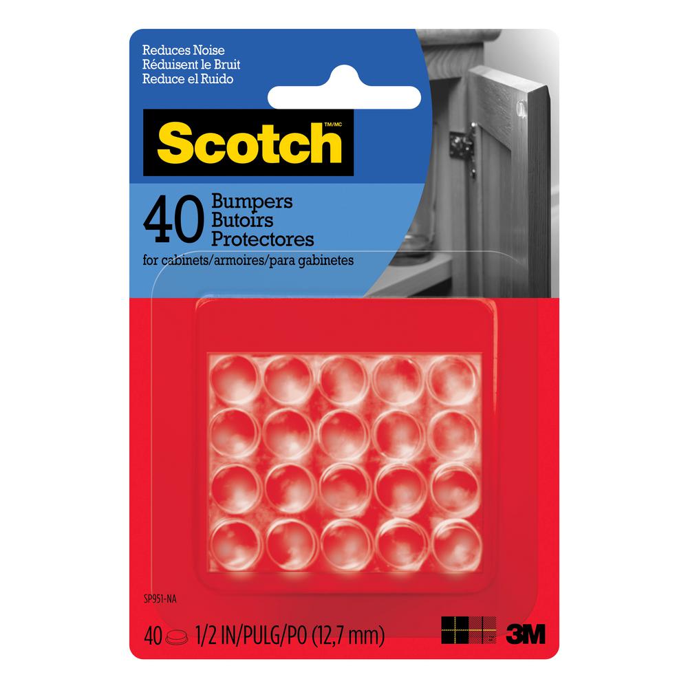 bumpers scotch adhesive rubber cabinet clear self round bumper 3m stick pack depot michaels lowes