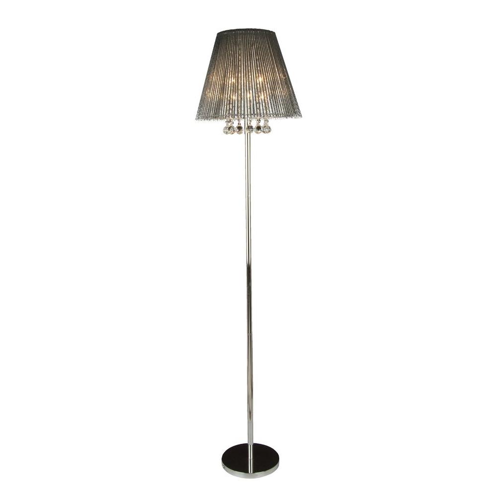 Adesso Stix 68 in. Black Floor Lamp404701 The Home Depot