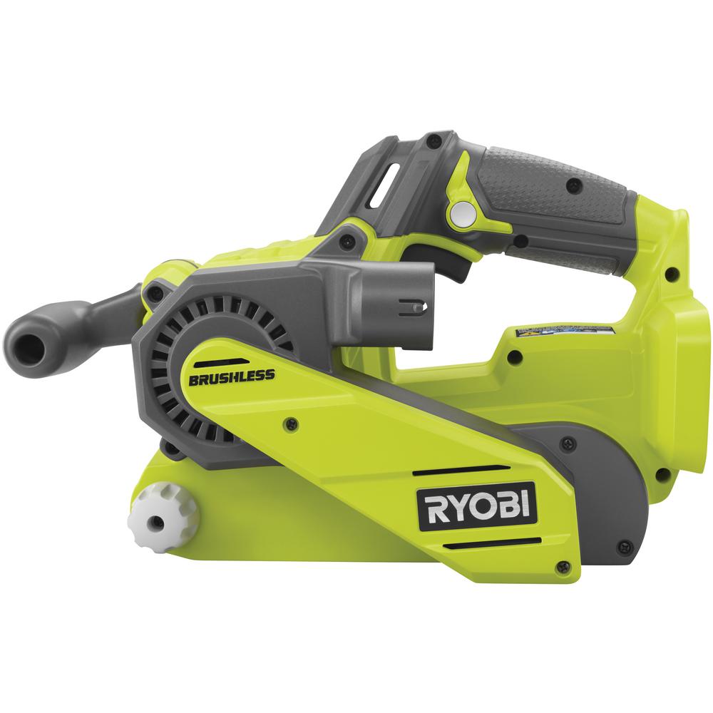 Ryobi Belt Sander 18 Volt ONE + Dust Bag Grit Sanding Belt Cordless