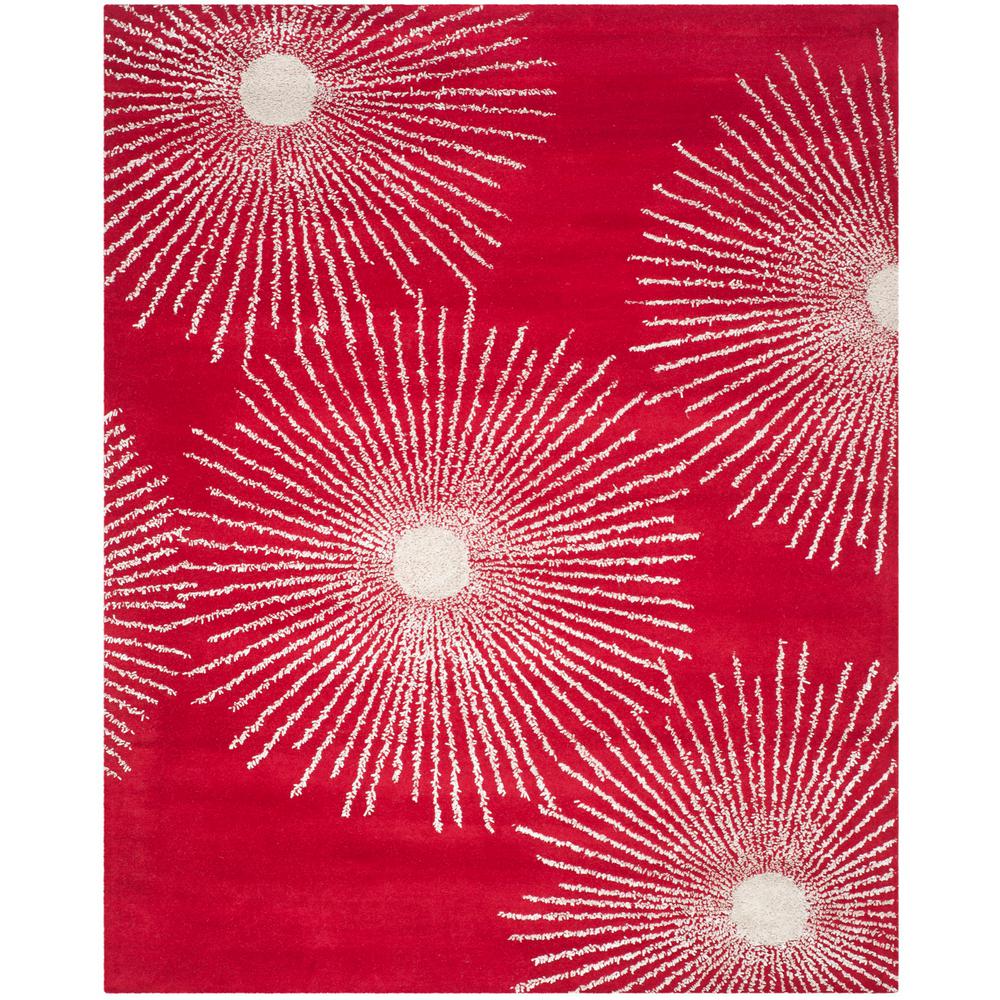 Safavieh Soho Ivory Red 5 Ft X 8 Area Rug Soh708a The Home Soho Red Ivory 8 Ft X 11 Area Rug