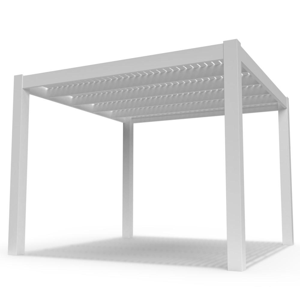 ModernPergolaKits Modern 12 ft. x 12 ft. Freestanding Pergola with 7 in. Columns Whites For Sale