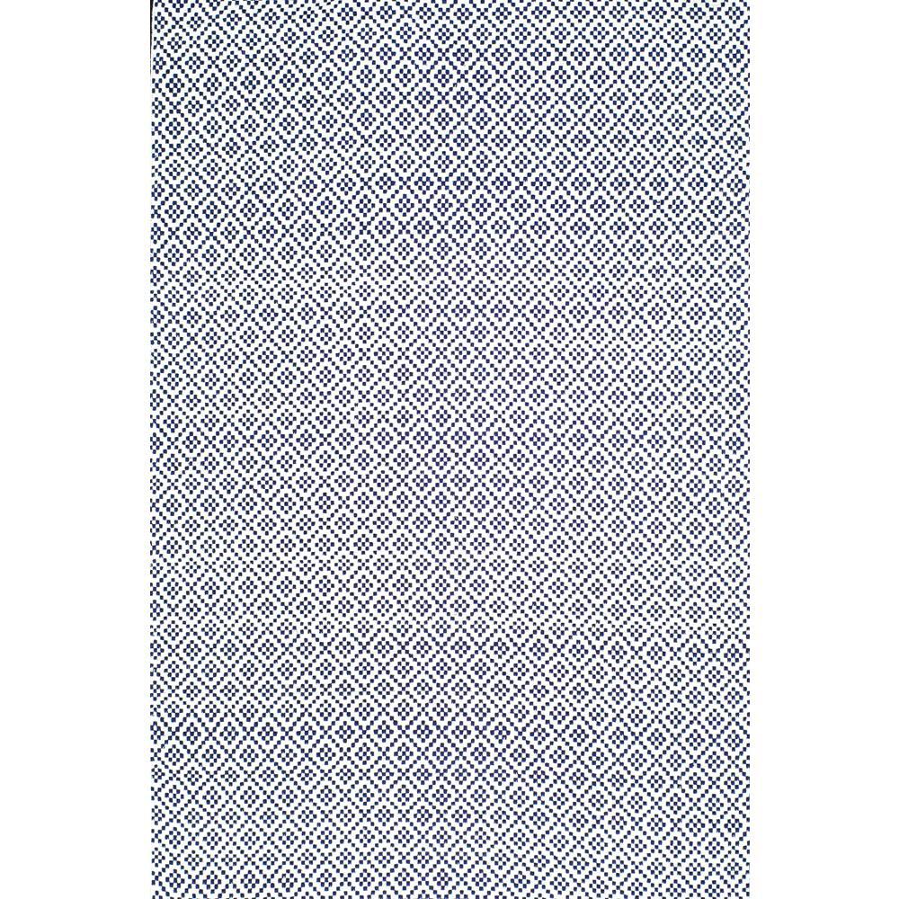 nuLOOM Diamonds Cotton Trellis Navy 5 ft. x 8 ft. Area RugHMCO5A508