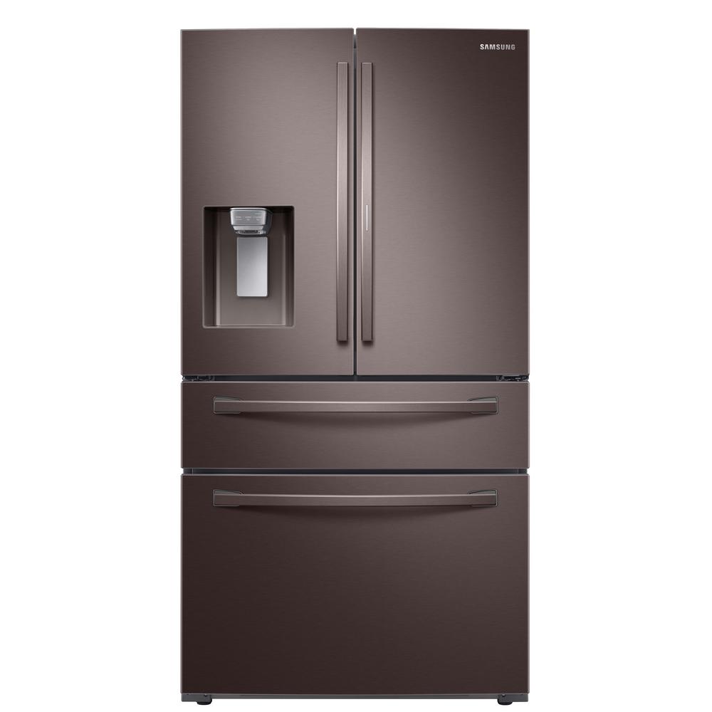 Samsung 22 4 Cu Ft Food Showcase 4 Door French Door Refrigerator