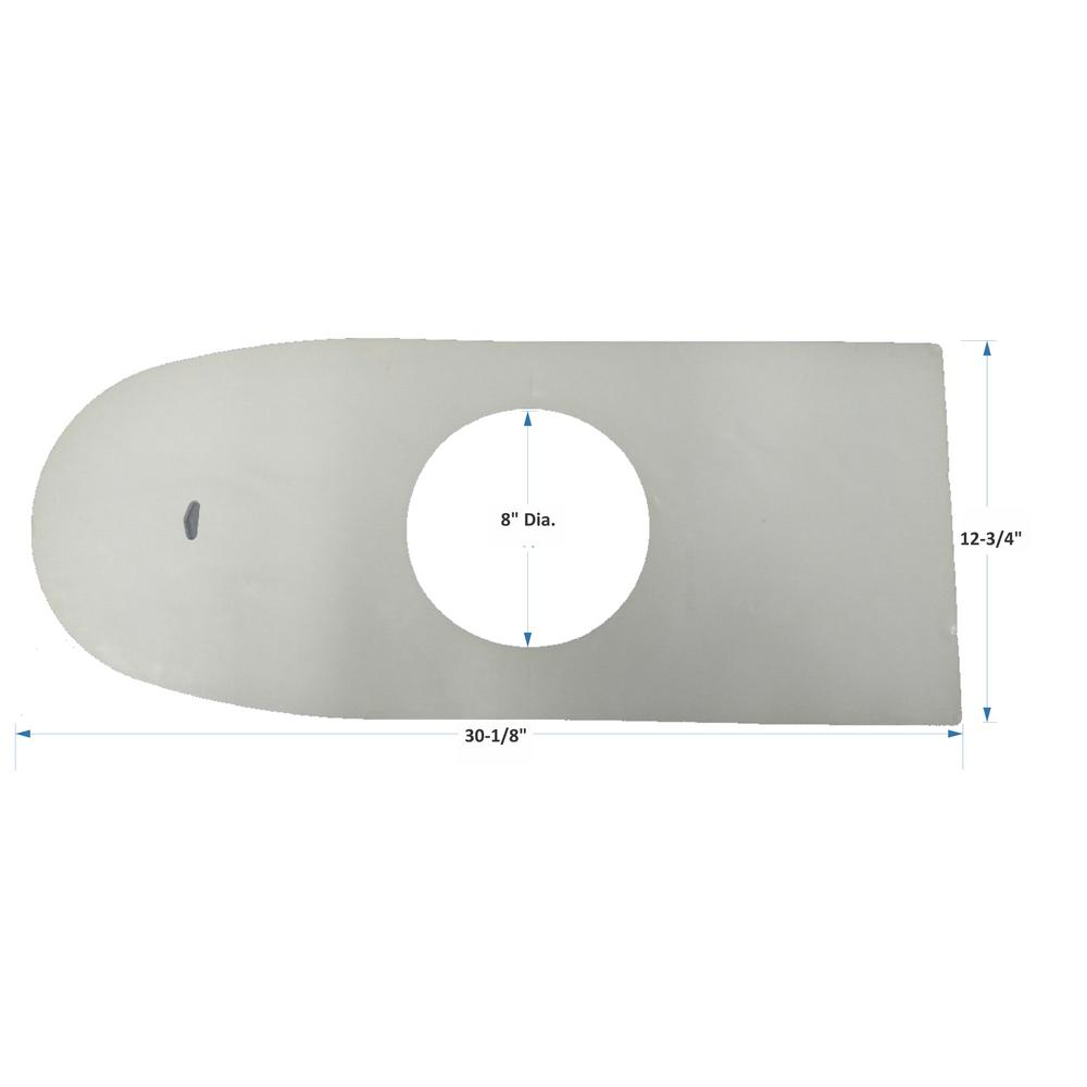 Jag Plumbing Products Toilet Floor Plate White 18 147 The Home