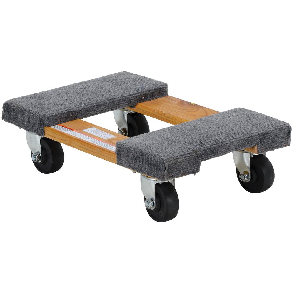 Stark 18 in. x 12 in. Heavy Duty Hardwood Dolly for Moving Furniture