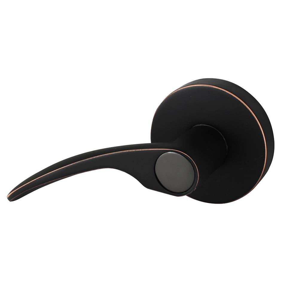 Oil Rubbed Bronze Dummy Door Lever Handle Right Hand Doors