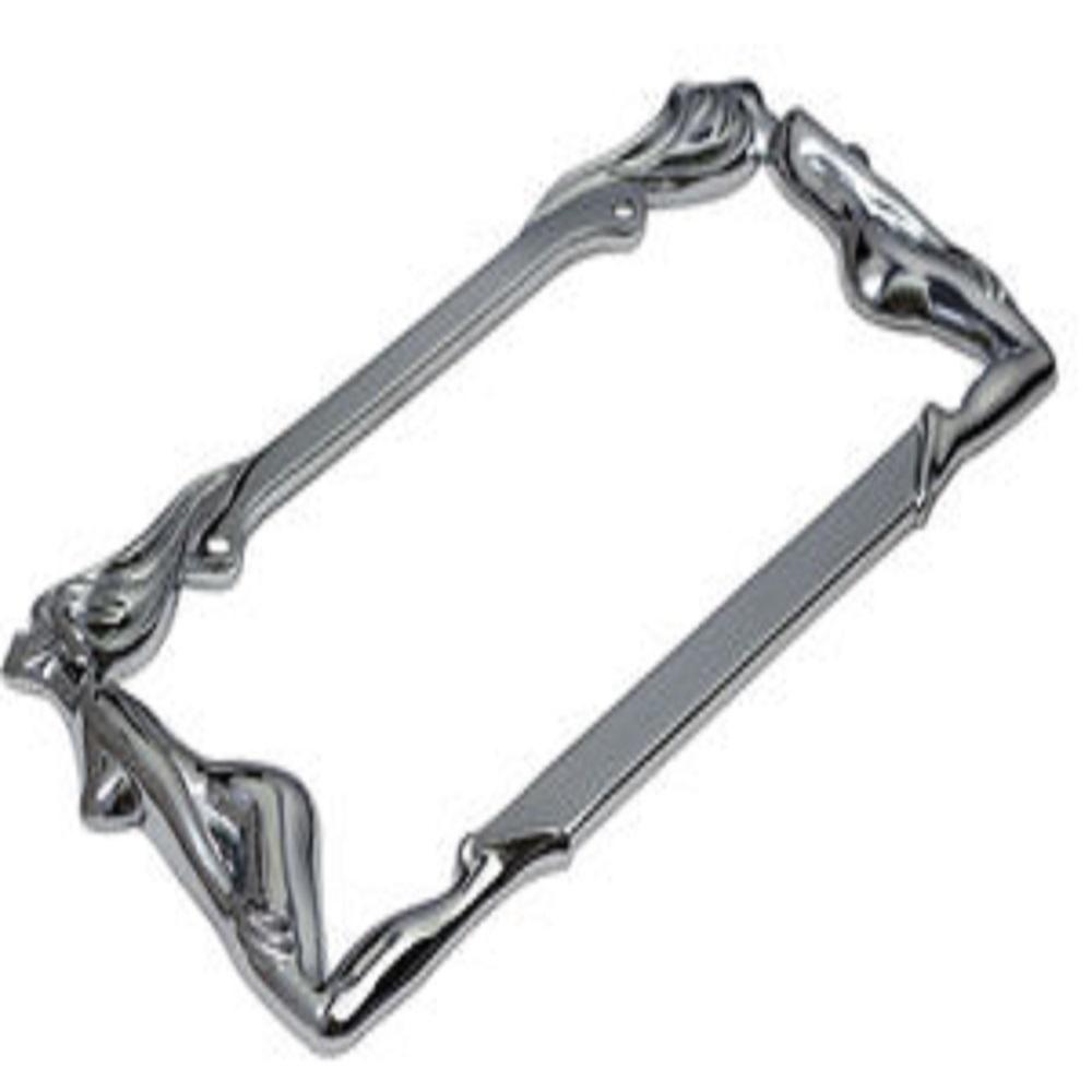 Custom Accessories Classic Chrome License Plate Frame92871 The Home