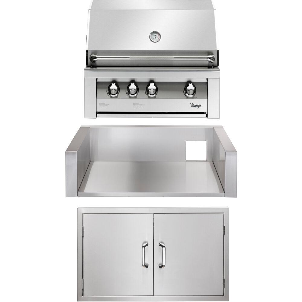 36 in. Built-In Natural Gas Grill in Stainless with Sear Zone, Double ...