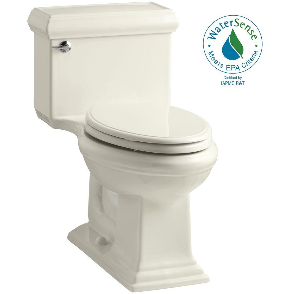 KOHLER Reve 1-piece 0.8 or 1.6 GPF Dual Flush Elongated Toilet in White